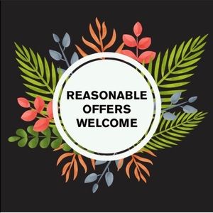 Open to reasonable offers!!